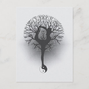 Yoga Tree Postcard