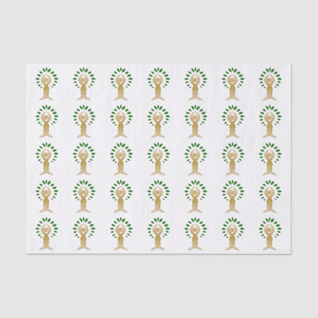 Yoga Tree Tissue Paper (Front)