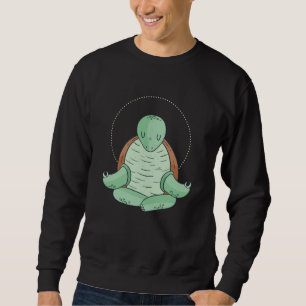 Yoga turtle sweatshirt