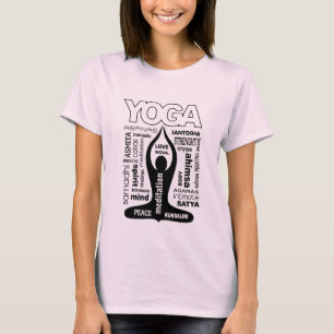 Yoga Typography T-Shirt