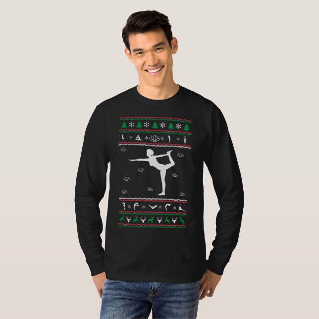 Yoga Ugly Sweater Christmas (Front Full)