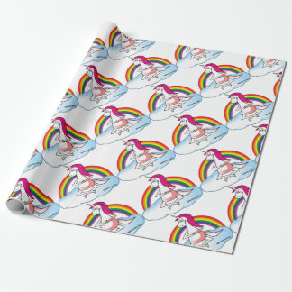 Yoga Unicorn Wrapping Paper