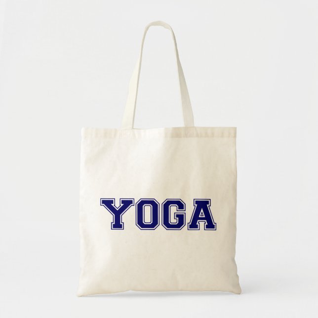 Yoga University Style Tote Bag (Front)