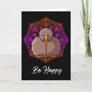 Yoga Unleashed Calm Kiwi Bird Yoga Zen Card