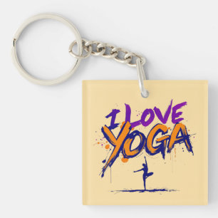 Yoga Vibes Keychain