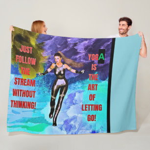 YOGA VIBEZZ FLEECE BLANKET!