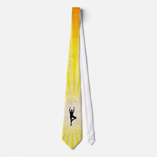 Yoga Vrksasana Pose Tie (Front)