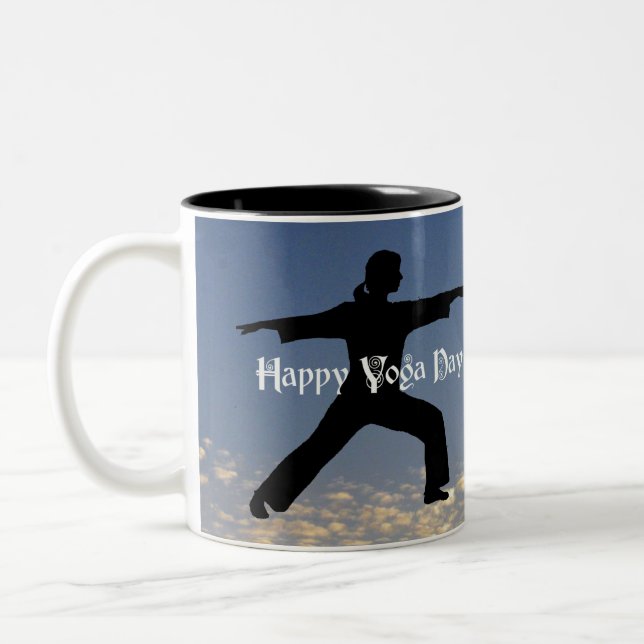 Yoga: Warrior II mug (Left)