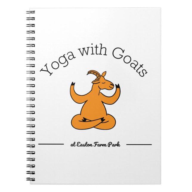 Yoga with Goats Notebook (Front)