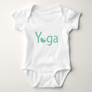 Yoga with Yin Yang Baby Bodysuit