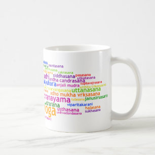 Yoga Wordle Coffee Mug