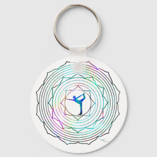 yoga yantra 2 keychain