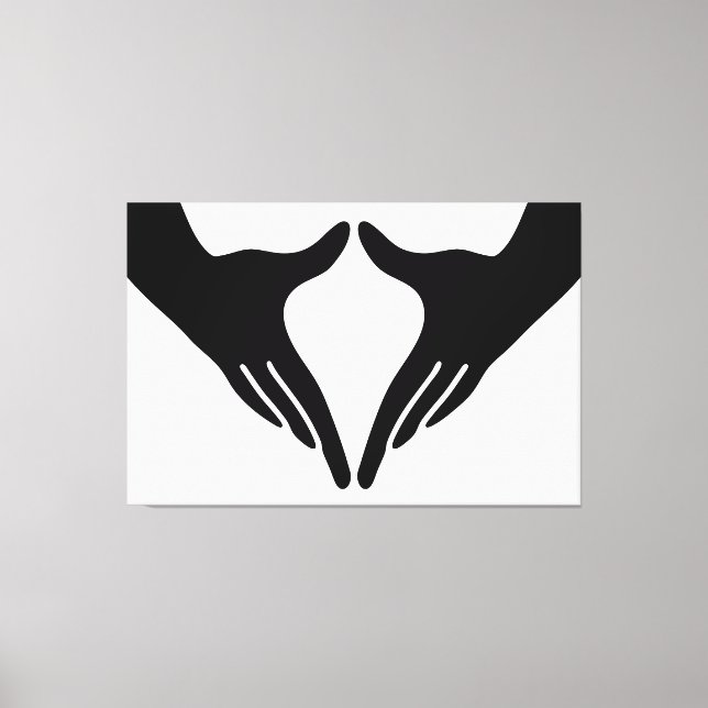 Yoga Yoni Mudra Canvas Print (Front)
