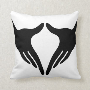 Yoga Yoni Mudra Throw Pillow