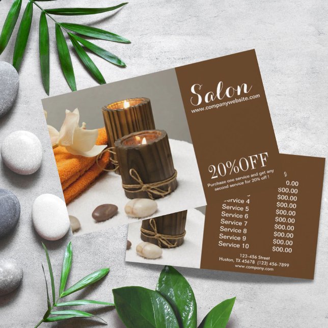 Yoga Zen Aromatherapy Skincare SPA Massage therapy Flyer (Creator Uploaded)