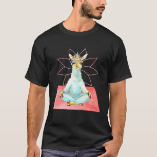 Yoga Zen Spiritual Llama Unicorn Llamacorn T-Shirt