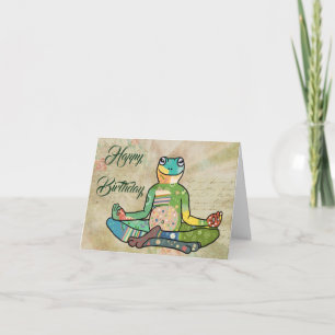 Yogafrosch Card