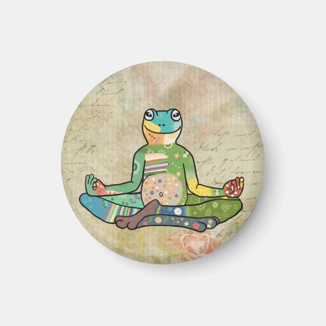 Yogafrosch Magnet (Front)