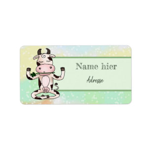 YogaKuh Adressaufkleber Label