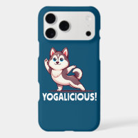 Yogalicious Cute Cartoon Husky Dog - Serene Yoga