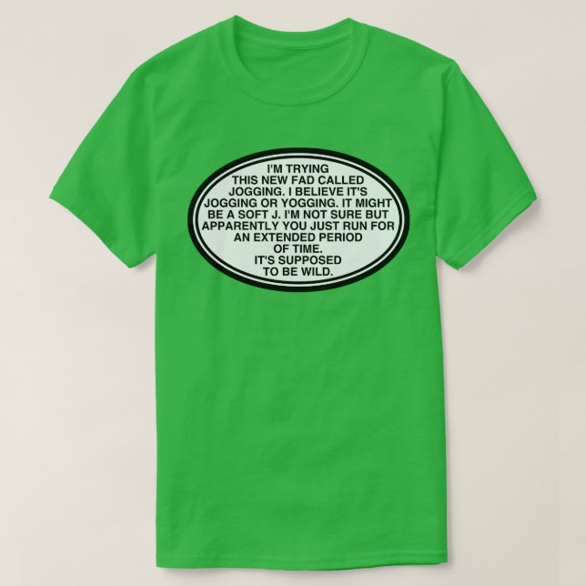 Yogging Its Supposed to be Wild T-Shirt (Design Front)