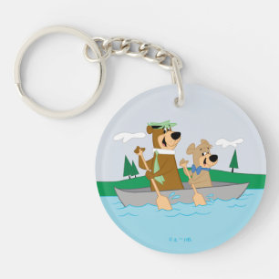 Yogi Bear and Boo Boo Fun Canoe Adventure Keychain