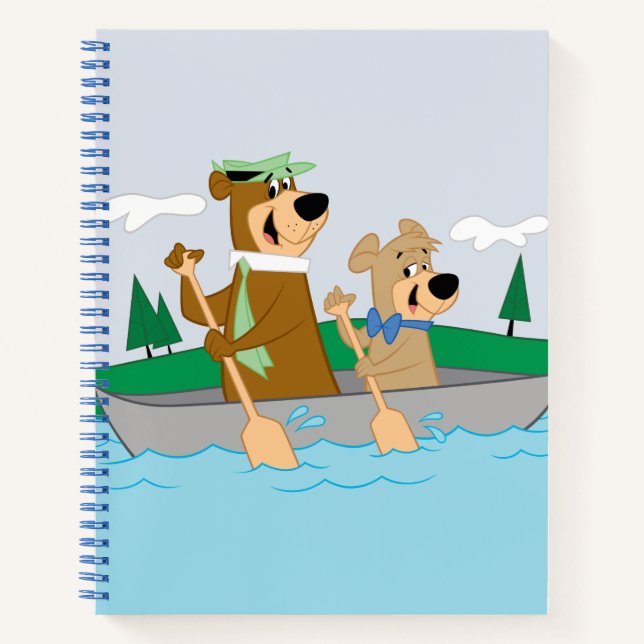 Yogi Bear and Boo Boo Fun Canoe Adventure Notebook (Front)