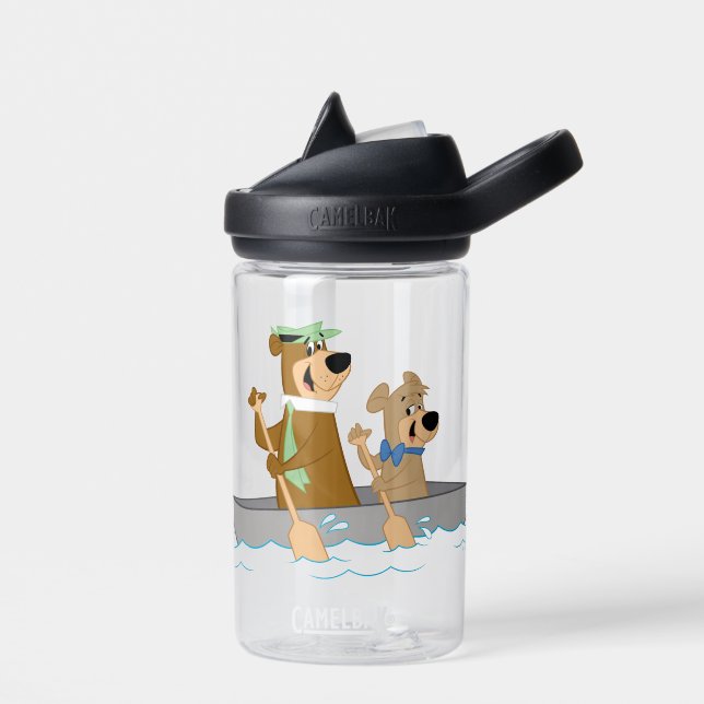Yogi Bear and Boo Boo Fun Canoe Adventure Water Bottle (Left)