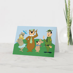 Yogi Bear and Friends Classic Pose Card