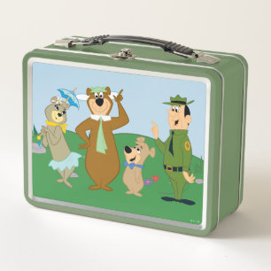Yogi Bear and Friends Classic Pose Metal Lunch Box