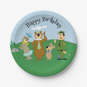 Yogi Bear and Friends Classic Pose Paper Plate