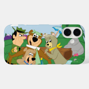 Yogi Bear and Friends Framed Forest Picture iPhone 16 Case