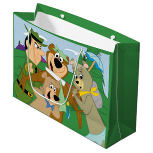 Yogi Bear and Friends Framed Forest Picture Large Gift Bag