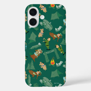 Yogi Bear and Friends Jellystone Park Camp Pattern iPhone 16 Case