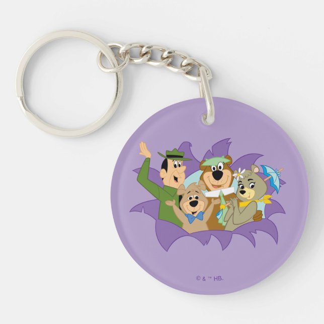Yogi Bear and Friends Surprise Keychain (Front)