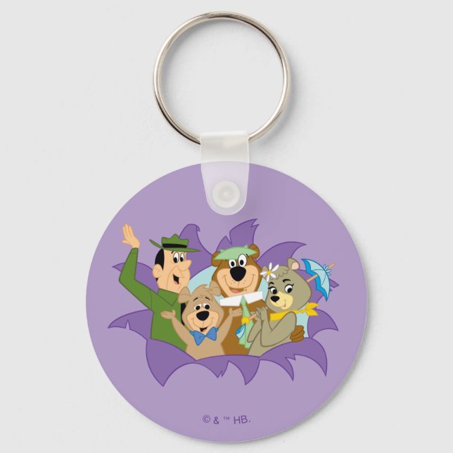 Yogi Bear and Friends Surprise Keychain (Front)