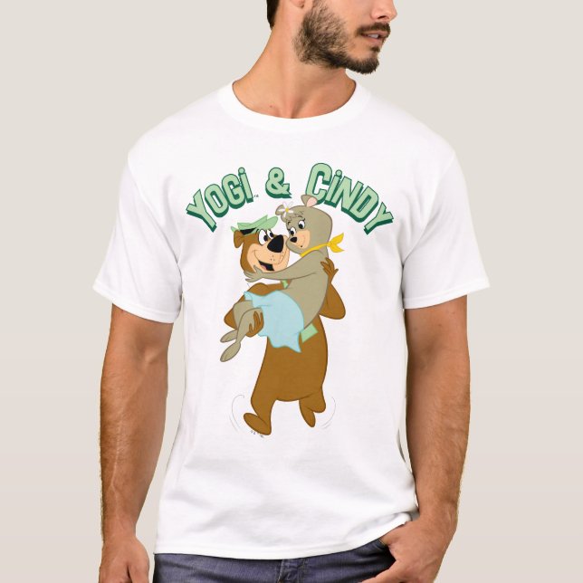 Yogi Bear Carrying Cindy Bear T-Shirt (Front)