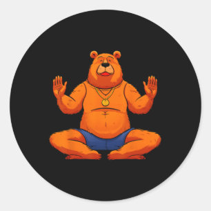 Yogi Bear Classic Round Sticker