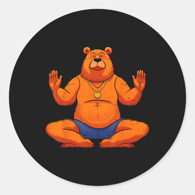 Yogi Bear  Classic Round Sticker (Front)
