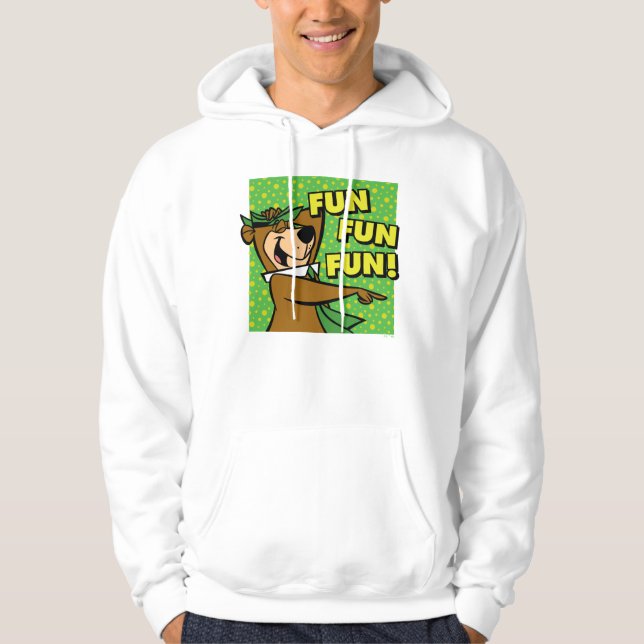 Yogi Bear Fun Fun Fun Hoodie (Front)