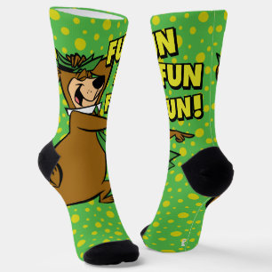 Yogi Bear Fun Fun Fun Socks