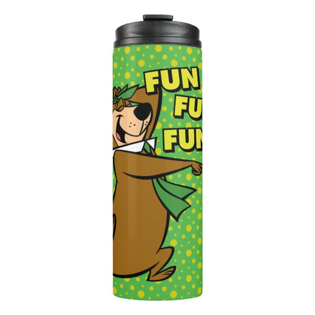 Yogi Bear Fun Fun Fun Thermal Tumbler (Front)