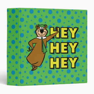 Yogi Bear Hey Hey Hey Binder
