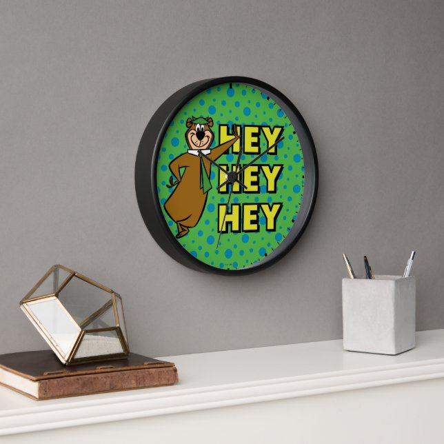 Yogi Bear Hey Hey Hey Clock (Office)
