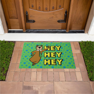 Yogi Bear Hey Hey Hey Doormat