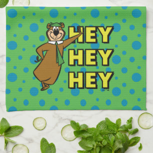 Yogi Bear Hey Hey Hey Kitchen Towel