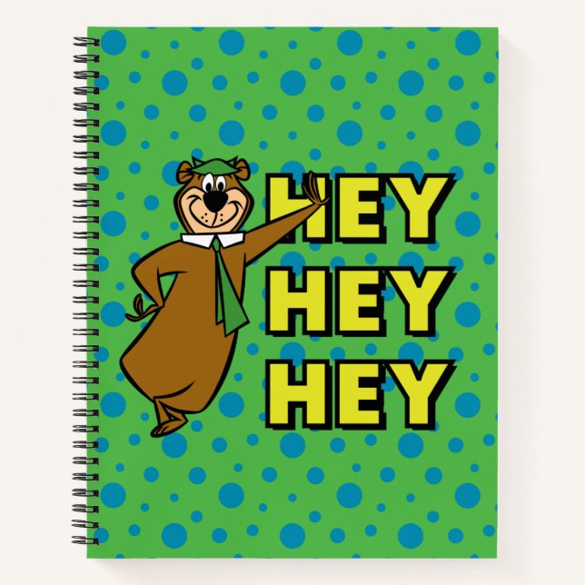 Yogi Bear Hey Hey Hey Notebook (Front)