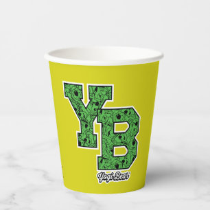 Yogi Bear Patterned Varsity Letters Paper Cups