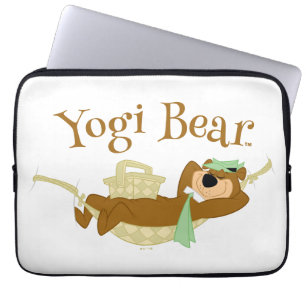 Yogi Bear Picnic Hammock Nap Time Laptop Sleeve