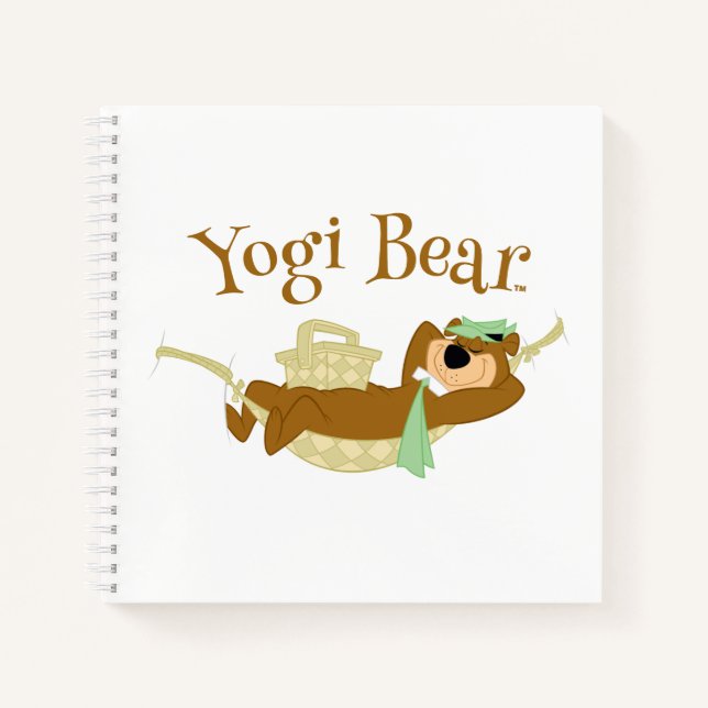 Yogi Bear Picnic Hammock Nap Time Notebook (Front)
